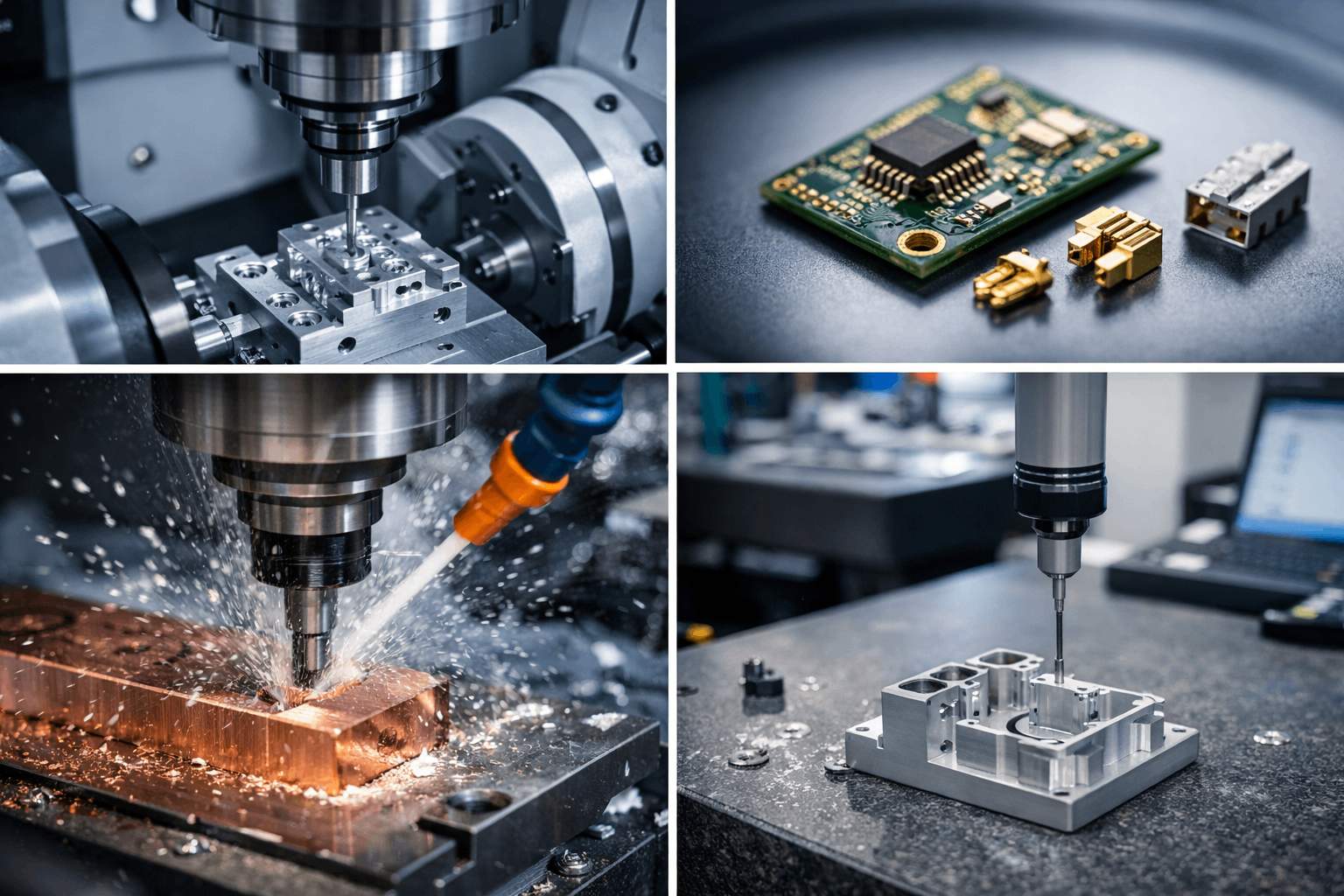Usinage de précision CNC pour l'électronique : défis et solutions